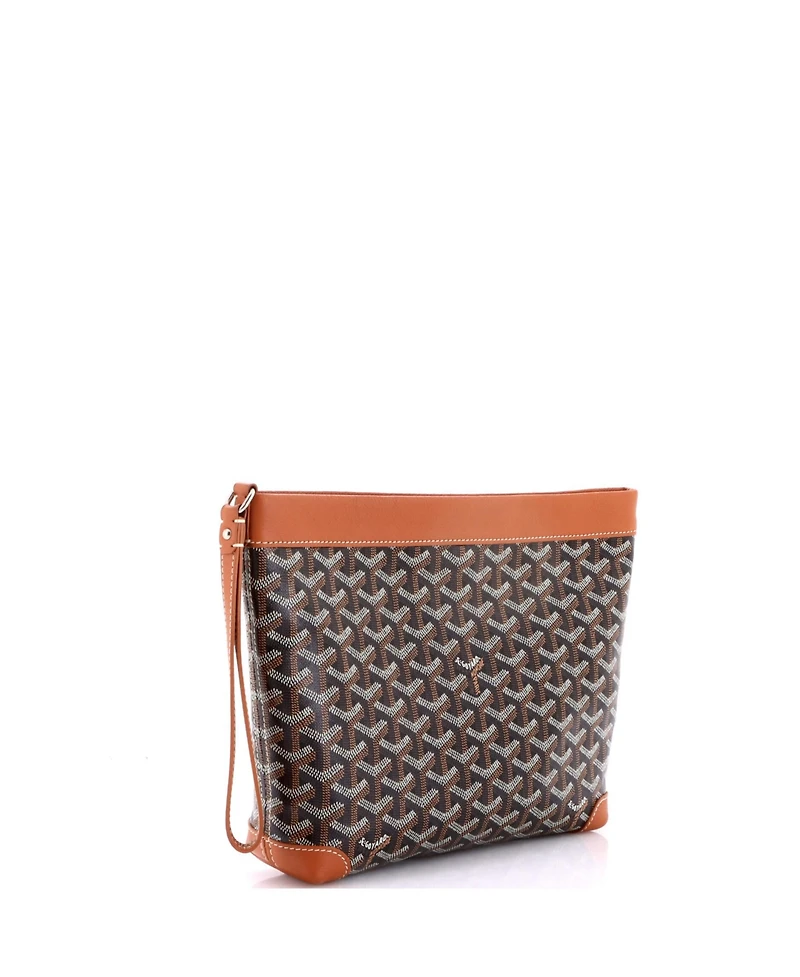 Pre-Owned Goyard Goyardine Conti Pouch Coated Canvas