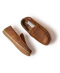 Minnetonka Men's Tilden Suede Indoor/Outdoor Slippers