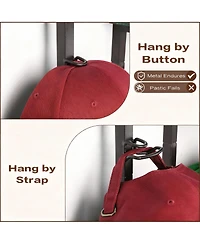 Yigii Wall Hat Rack with Shelves for Hats, Caps, & Decor