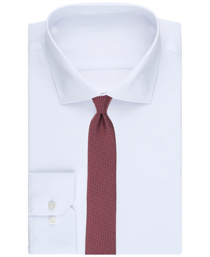 Alfani Men's Renato Geometric Pattern Slim Tie, Macy's Exclusive