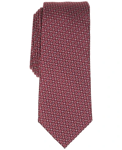 Alfani Men's Renato Geometric Pattern Slim Tie, Macy's Exclusive