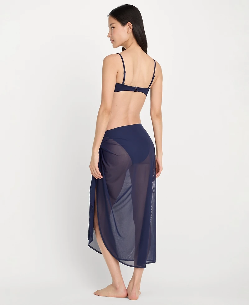 Good American Women's Mesh Midi Cover-Up Sarong