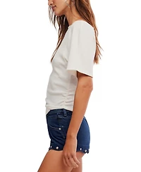Free People Women's Lucy Off-The-Shoulder T-Shirt