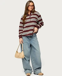 Edikted Women's Renya Striped Rugby Shirt