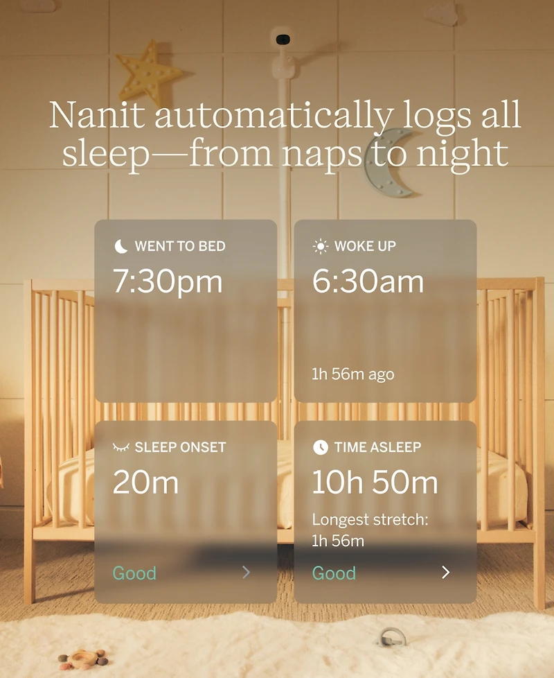 Nanit Pro Smart Baby Monitor and Floor Stand (V2)