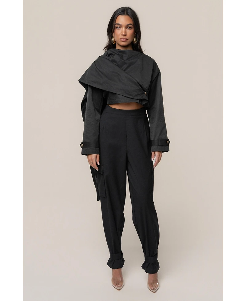 Jluxlabel Women's Autumn Flow Cargo Pants