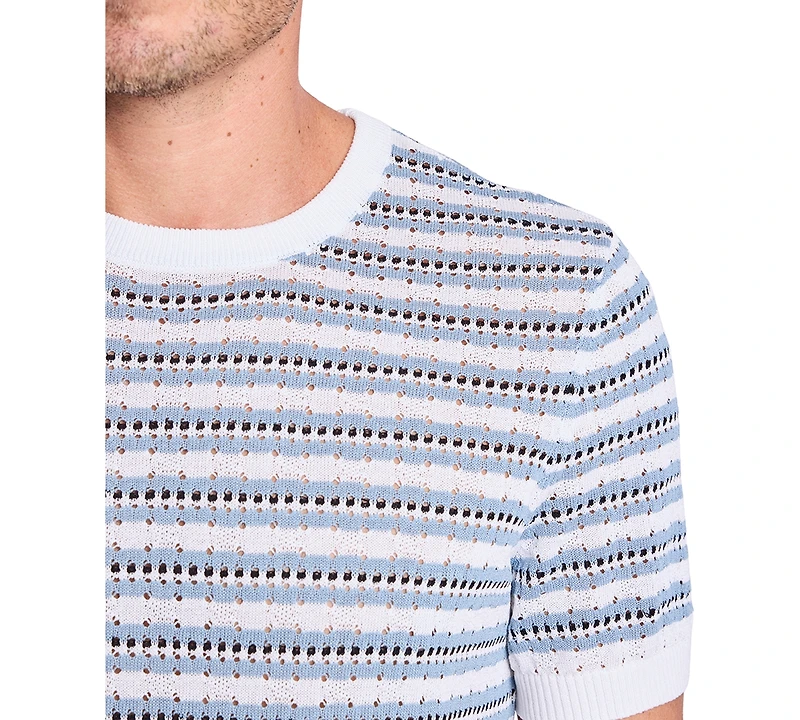 Paisley & Gray Men's Stripe Crewneck T-Shirt