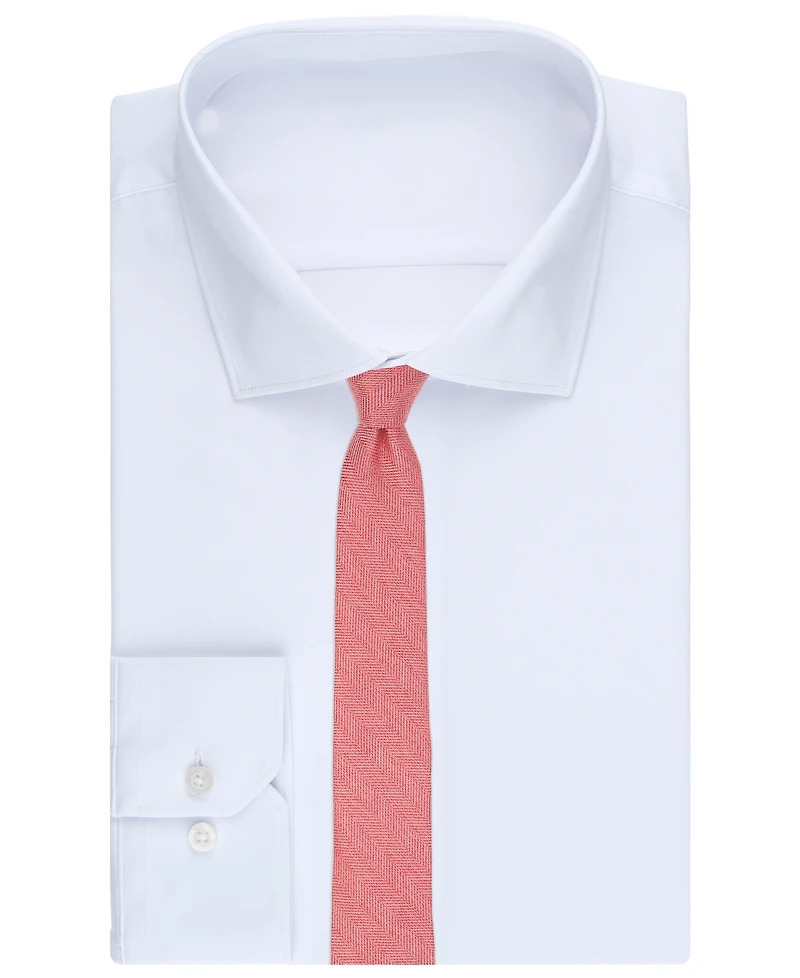 Bar Iii Men's Melange Chevron Solid Tie, Exclusively at Macy's