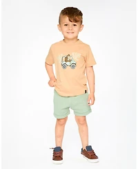 Deux par Baby Boys Cotton Short Sleeve T-Shirt