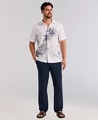 Cubavera Men's Island Scenic Print Shirt