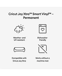 Cricut Joy Xtra Permanent Smart Value Vinyl - 9.5 x 6 ft