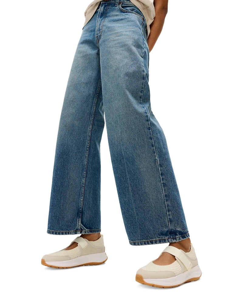 FitFlop Women's F-Mode Flow Knit Suede Mary Jane Almond Toe Sneakers