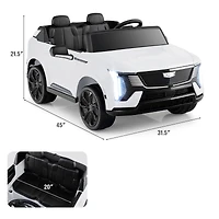 Slickblue 24V Kids Ride-On Truck 2-Seater with Remote Control