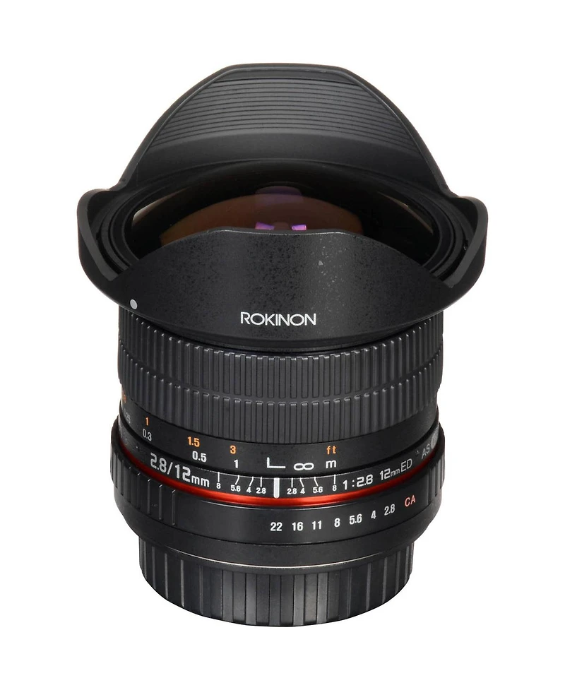 Rokinon 12mm F2.8 Full Frame Fisheye, Manual Focus Lens for Canon Ef