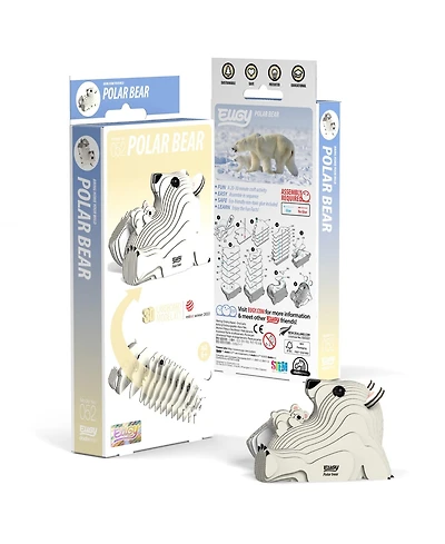 Eugy Polar Bear 3D Puzzle