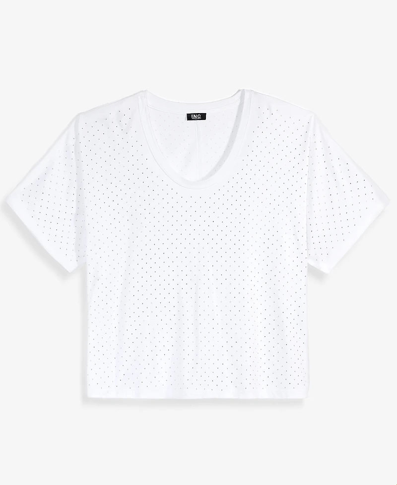 I.n.c. International Concepts Women's Embellished Dolman-Sleeve Top, Macy's Exclusive