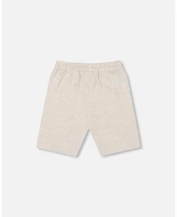 Deux par Big Boys Cotton Jersey Shorts Heather