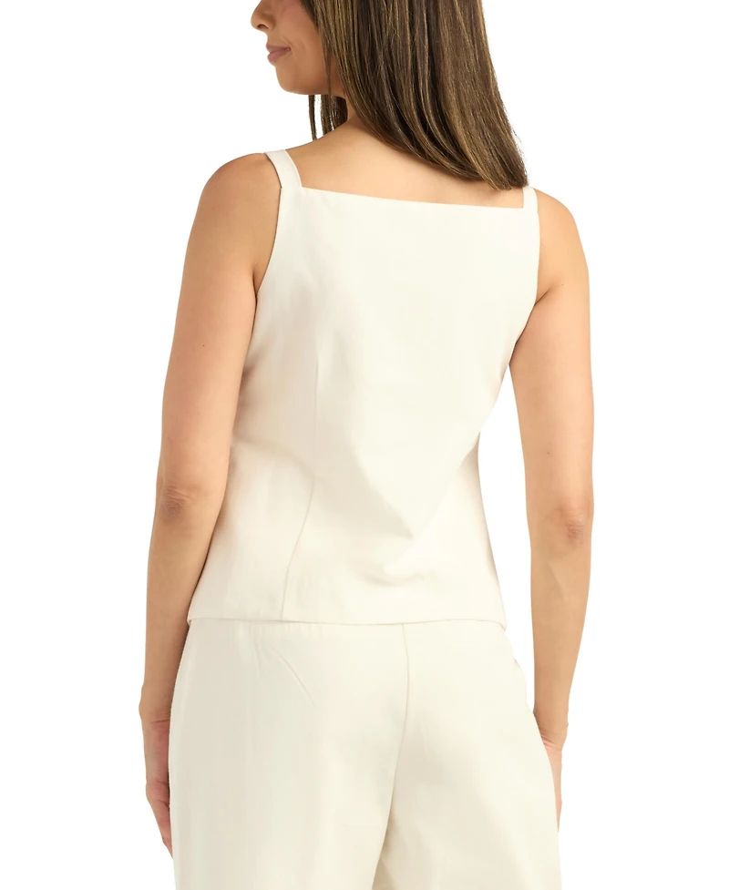 Bcx Women's Button-Front Cami Top