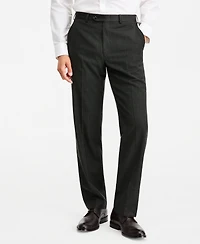 Michael Kors Men's Classic-Fit Wool-Blend Stretch Plaid Suit Separate Pants