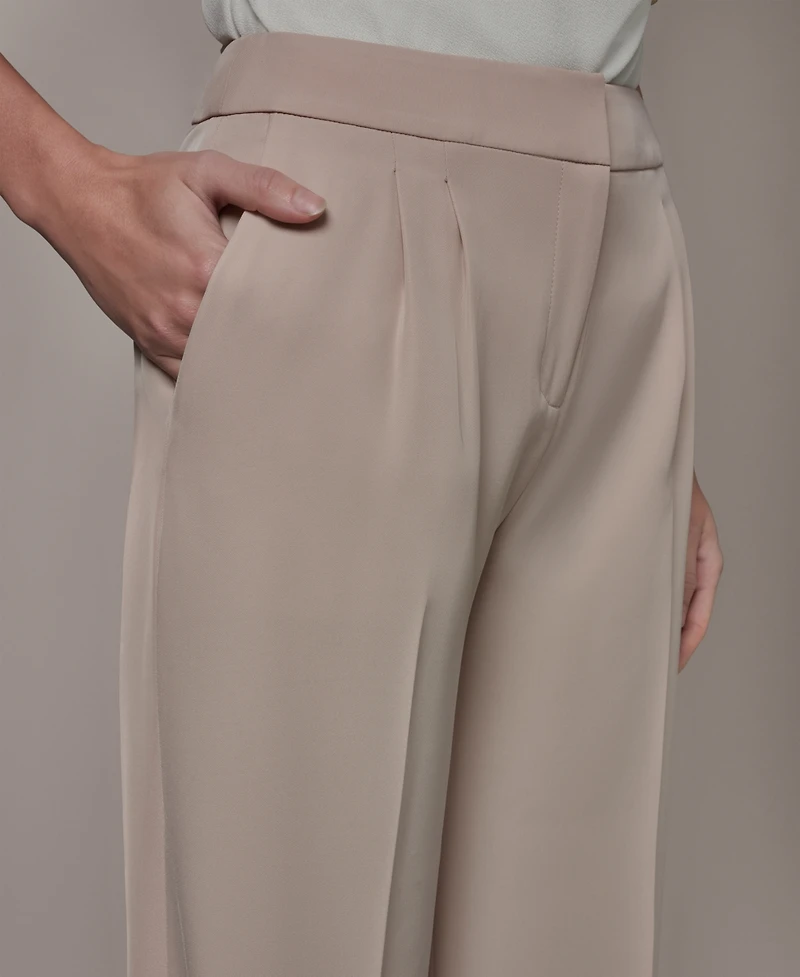 Donna Karan New York Women's High-Waist Wide-Leg Pants
