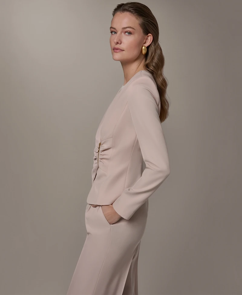 Donna Karan New York Women's Side Ruched Jacket