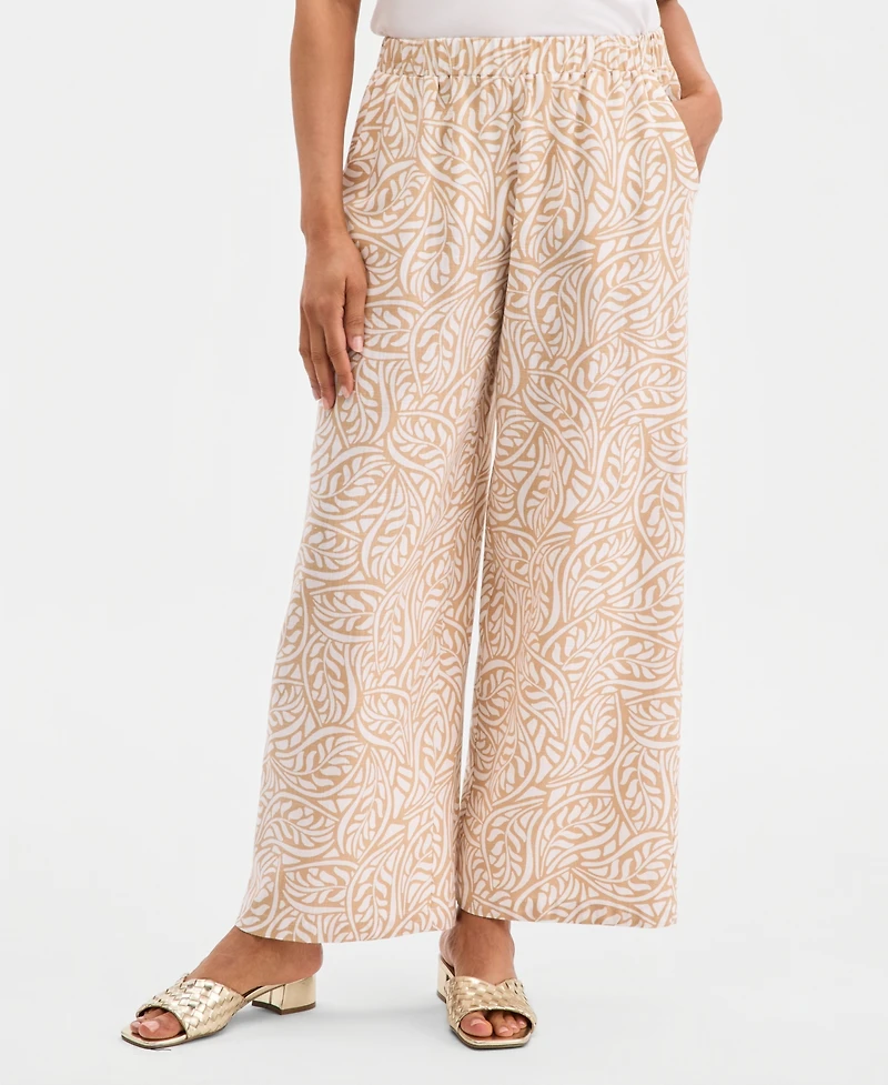Jm Collection Women's Printed Pull-On Pants, Macy's Exclusive