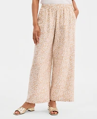 Jm Collection Women's Printed Pull-On Pants, Macy's Exclusive