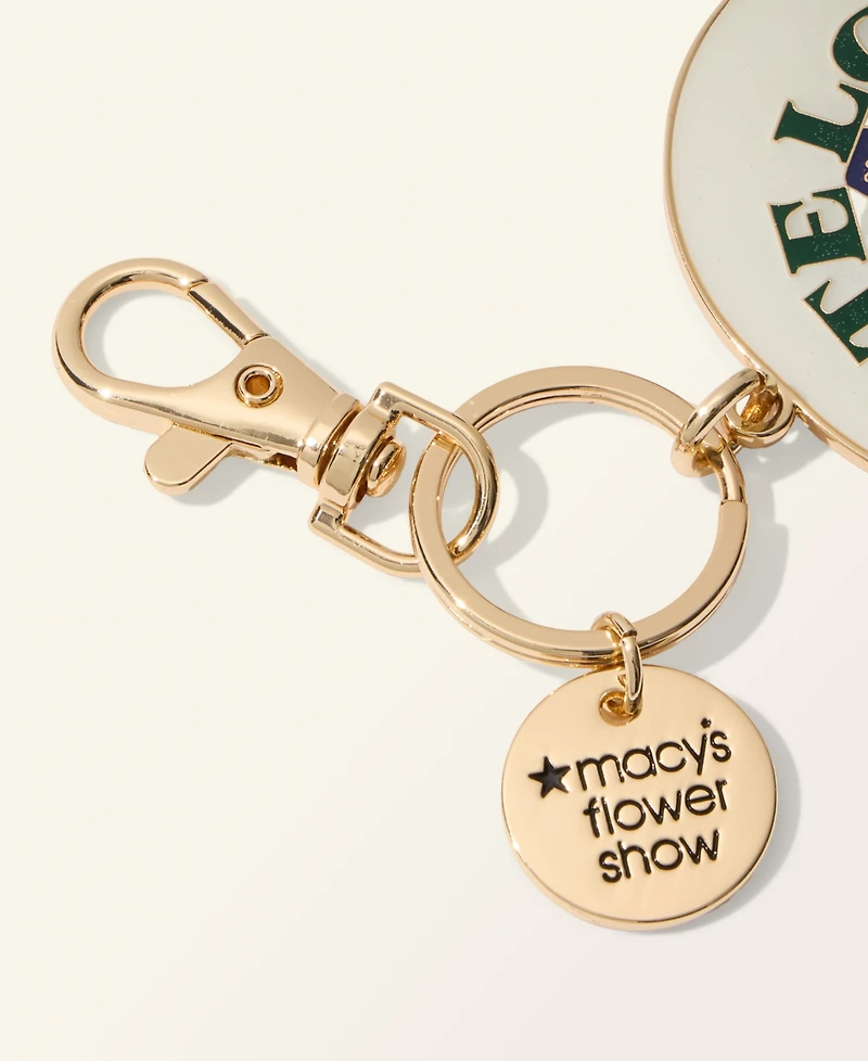 Macy's Flower Show Violet Enamel Bag Charm, Macy's Exclusive