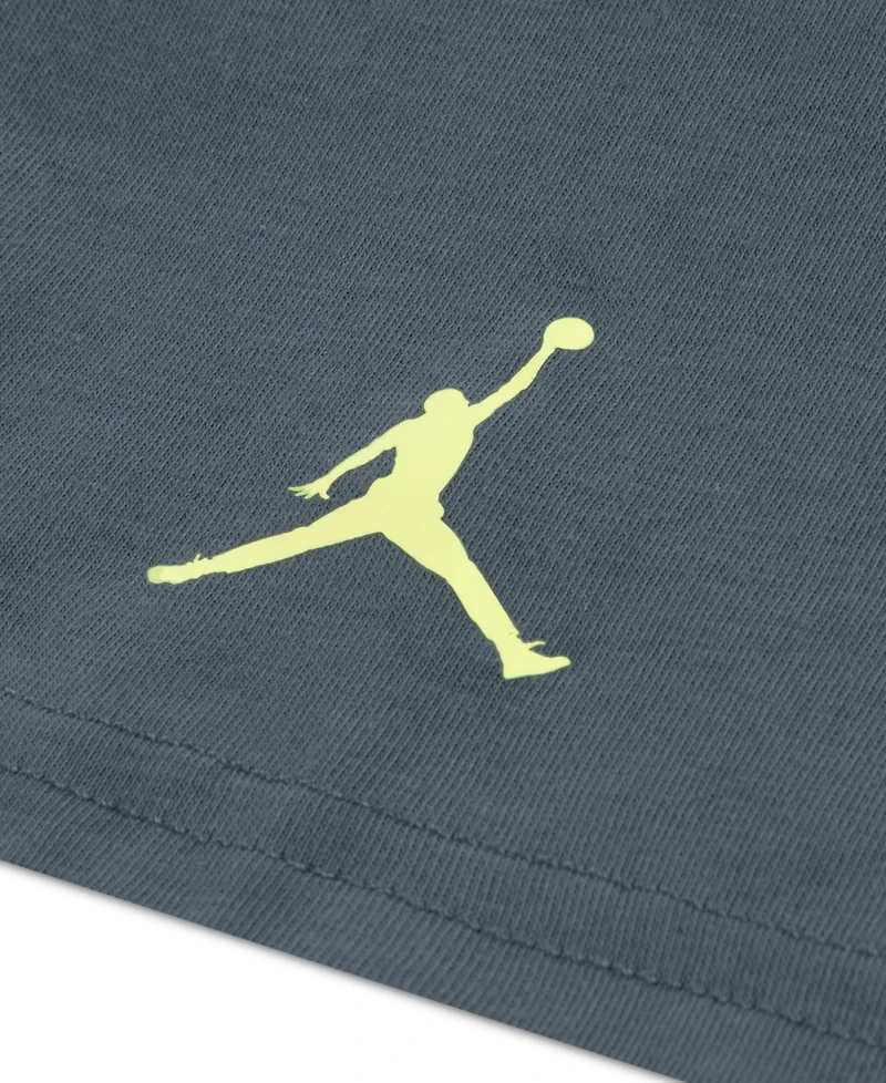 Jordan Boys' 8-20 Jumpman Grid Blur Crewneck T-Shirt