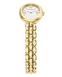 Emporio Armani Women's Quartz Two-Hand Gold Stainless Steel Watch, 28mm
