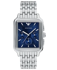 Emporio Armani Men's Quartz Chronograph Silver Stainless Steel Watch