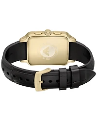 Emporio Armani Men's Quartz Chronograph Black Leather Watch, 38mm