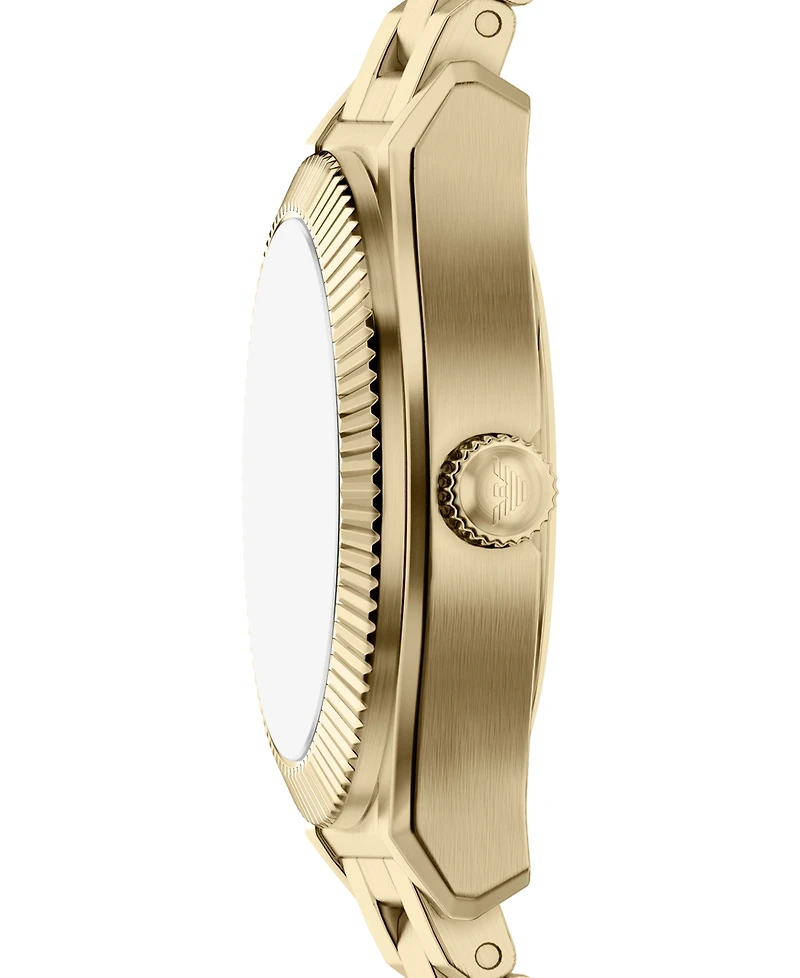 Emporio Armani Women's Quartz Three-Hand Gold Stainless Steel Watch, 32mm