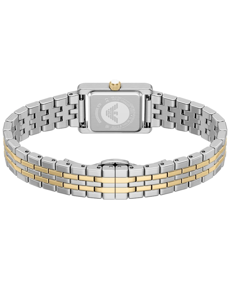 Emporio Armani Women's Quartz Two-Hand Two-Tone Stainless Steel Watch, 26mm