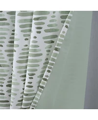 Olivia Gray 100% Polyester 190 Gsm Justice Reversible Blackout Grommet Curtain Panel