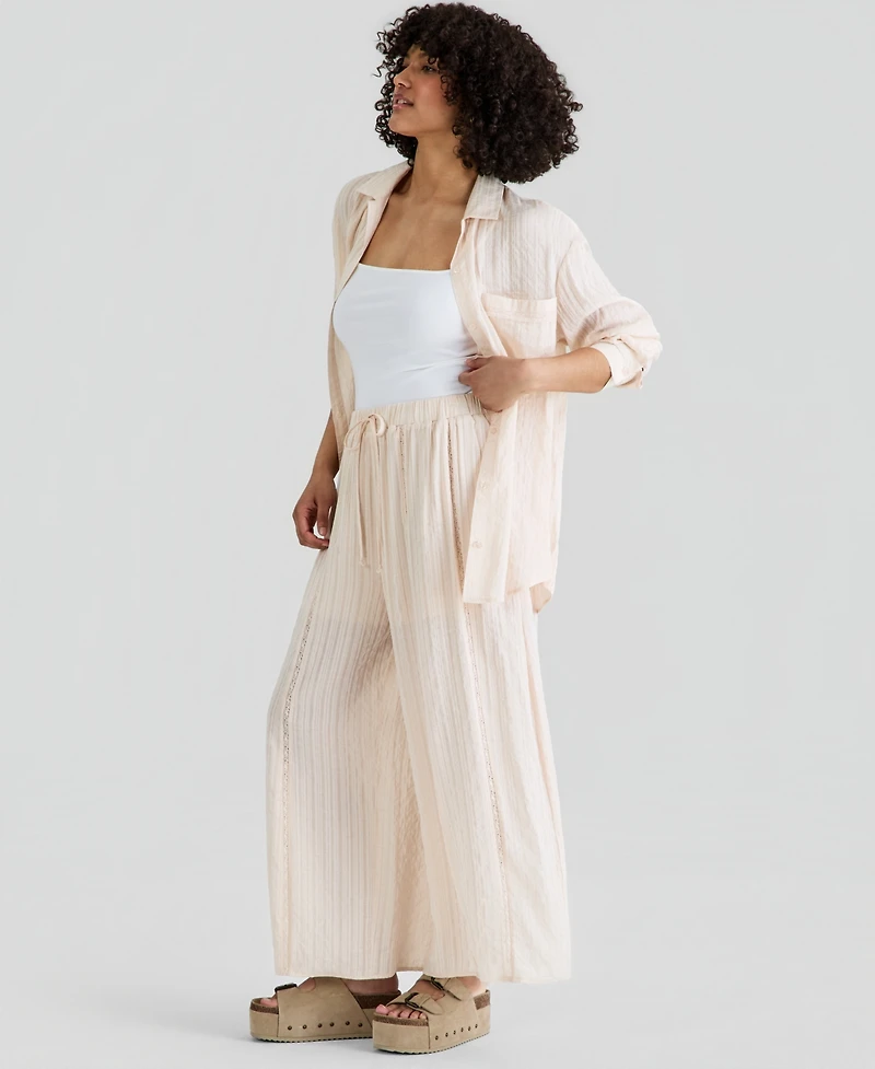 And Now This Women's Satin Pull-On Wide-Leg Pants, Macy's Exclusive