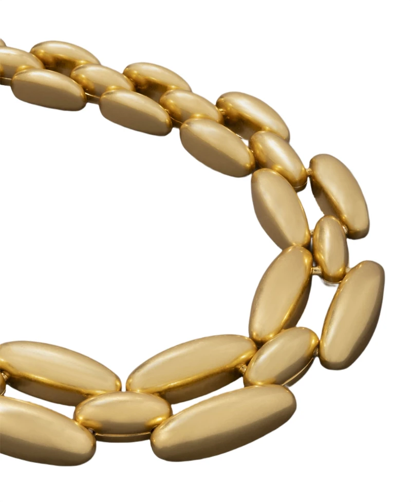 Donna Karan Gold-Tone Chunky Link Collar Necklace