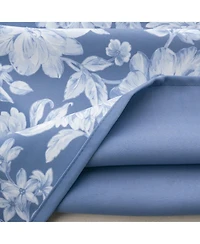 Olivia Gray 100% Polyester 190 Gsm Eloise Reversible Blackout Grommet Curtain Panel 54" x 84"