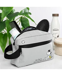 Peanuts Snoopy Belt Bag, Zip Waist Pack, Grey Travel Pouch