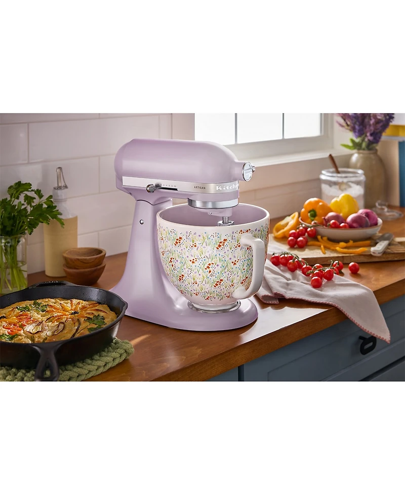 KitchenAid Ceramic 5-Quart Wildflower Mixing Bowl
