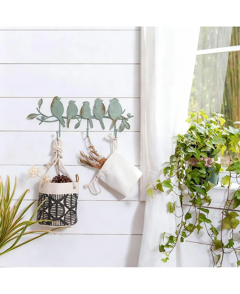 Yigii Vintage Metal Coat Rack with 3 Hooks