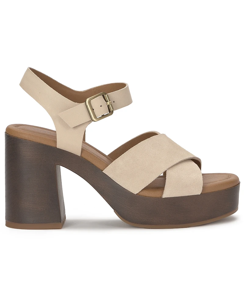 Lucky Brand Women's Carsen Platform Wedge Heel Sandals