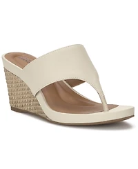 Lucky Brand Women's Libbie Thong Platform Wedge Sandals