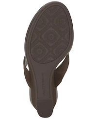 Lucky Brand Women's Libbie Thong Platform Wedge Sandals
