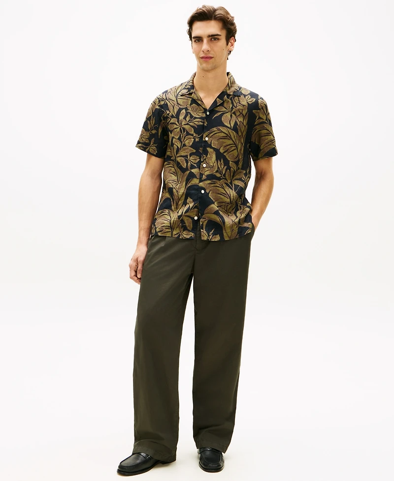 Tommy Hilfiger Men's All-Over Floral Short-Sleeve Print Shirt