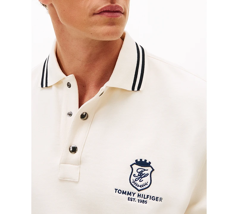 Tommy Hilfiger Men's Country Club Rugby Long-Sleeve Sweatshirt