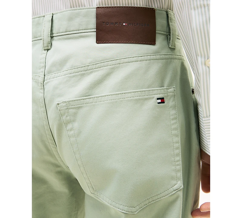 Tommy Hilfiger Men's Denton Slim-Straight Five-Pocket Stretch Essential Twill Pants