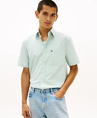Tommy Hilfiger Men's Short-Sleeve Oxford Shirt