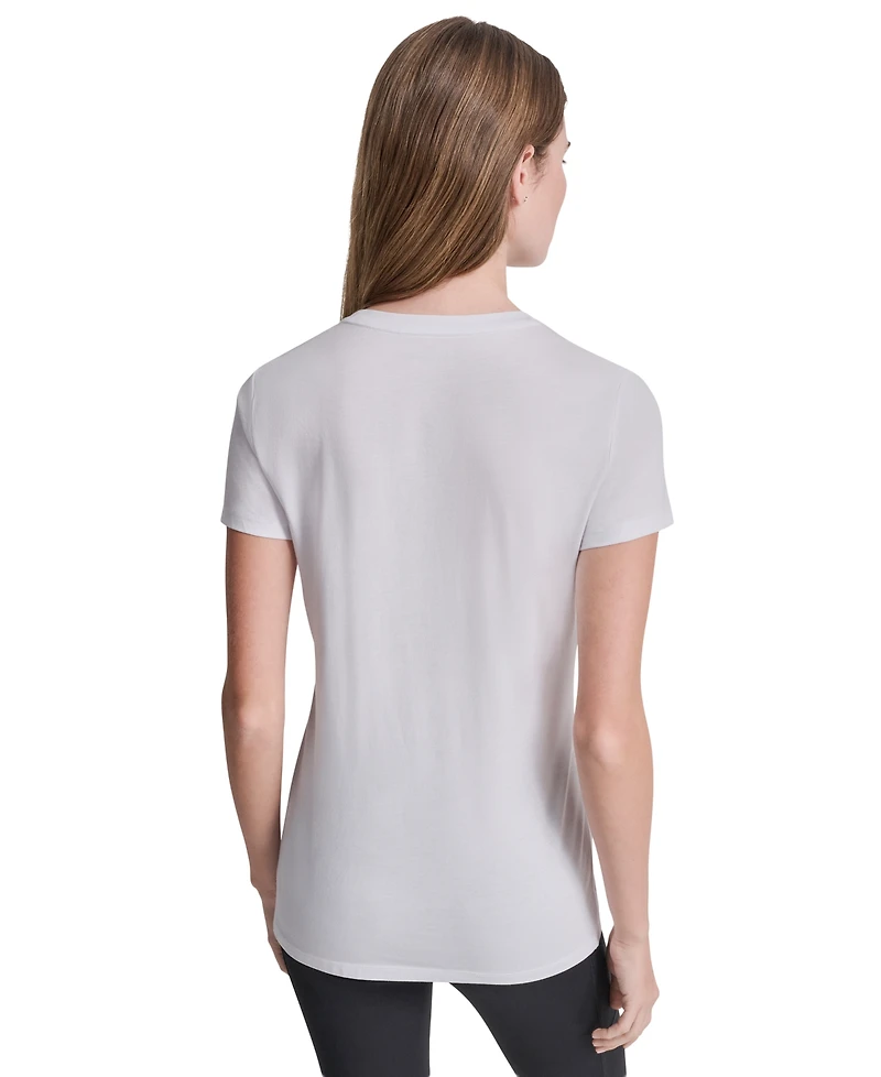 Dkny Sport Women's Foil Logo T-Shirt