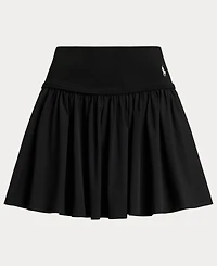 Polo Ralph Lauren Women's Mid-Rise Flounce A-Line Mini Skirt